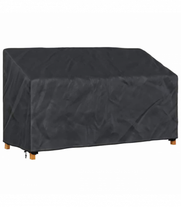 vidaXL Garden Bench Cover Black 165 x 70 x 65 / 94 cm 420D fabric