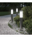 vidaXL Bollard Lights with Sensor 3pcs 50 cm Stainless Steel IP44