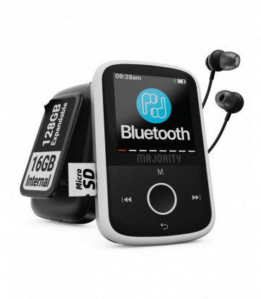 MAJORITY MP3 GO PLAYER 16GB BLK/WHT