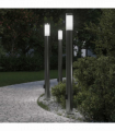 vidaXL Bollard Lights with Outlet 3pcs 110 cm Stainless Steel IP44