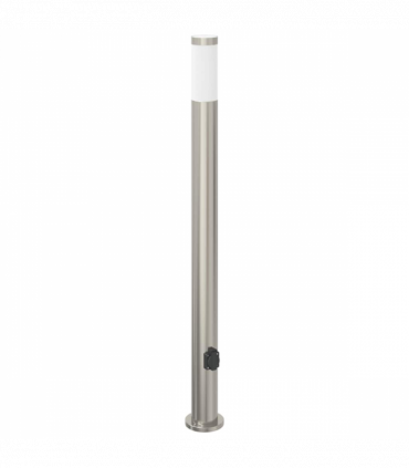 vidaXL Bollard Lights with Outlet 3pcs 110 cm Stainless Steel IP44