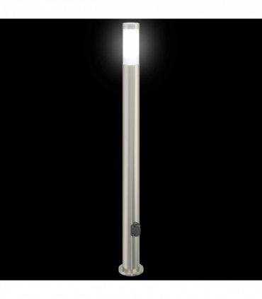 vidaXL Bollard Lights with Outlet 3pcs 110 cm Stainless Steel IP44