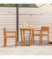 vidaXL 3 Piece Garden Dining Set Solid Wood Acacia