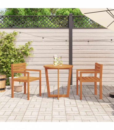 vidaXL 3 Piece Garden Dining Set Solid Wood Acacia