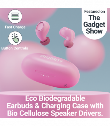 MAJORITY TRU BIO EARBUDS PINK