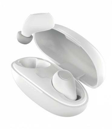 MAJORITY TRU BIO EARBUDS CLEAR WHITE