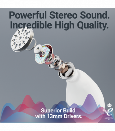 MAJORITY TRU BIO EARBUDS CLEAR WHITE