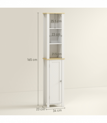 Bathroom Storage Cabinet-White