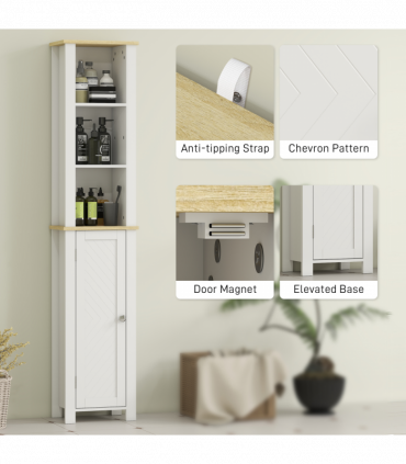 Bathroom Storage Cabinet-White