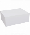 HOMCOM Floating Bedside Table, Wall-Mounted Side Table for Bedroom, White