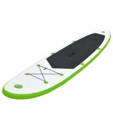 Inflatable Stand Up Paddle Board Set Green and White