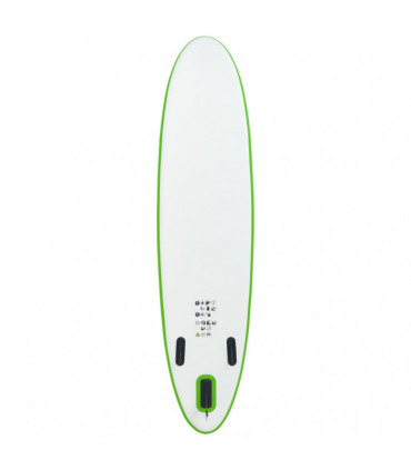 Inflatable Stand Up Paddle Board Set Green and White