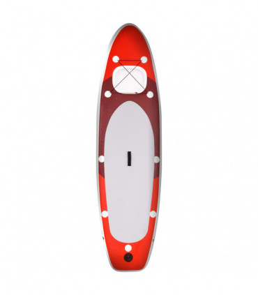 Inflatable Stand Up Paddle Board Set Red 300x76x10 cm