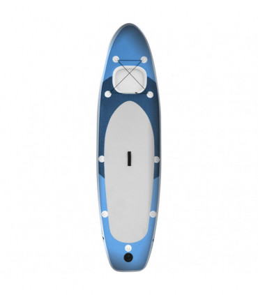 Inflatable Stand Up Paddle Board Set Sea Blue 300x76x10 cm