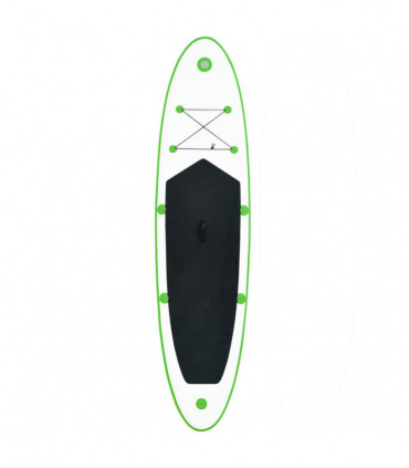 Inflatable Stand Up Paddleboard Set Green and White