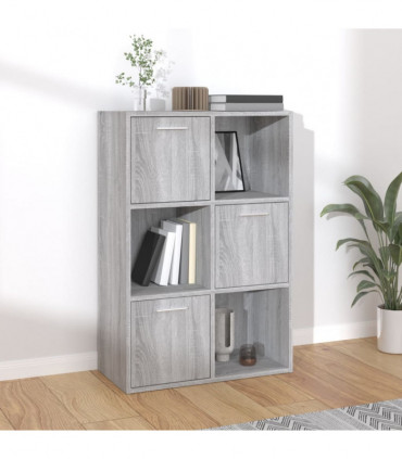 Storage Cabinet Grey Sonoma 60x29.5x90 cm