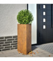 vidaXL Garden Planters 2 pcs Triangular 40x34.5x70 cm Corten Steel