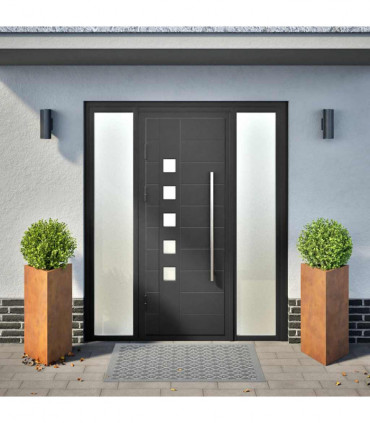 vidaXL Garden Planters 2 pcs Triangular 40x34.5x70 cm Corten Steel