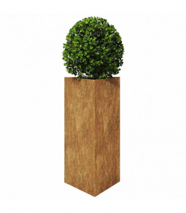 vidaXL Garden Planters 2 pcs Triangular 40x34.5x70 cm Corten Steel