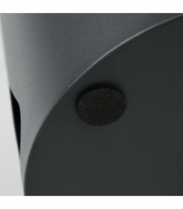 Umbrella Stand Dark Grey Galvanised Steel 17L x 17W x 41H cm Holds 2 Umbrellas