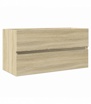 vidaXL 2 Piece Bathroom Furniture Set Ceramic and Engineered Wood