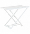 vidaXL Folding Clothes Dry Rack White Plastic