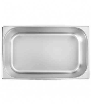 vidaXL Gastronorm Containers 2 pcs GN 1/1 200 mm Stainless Steel