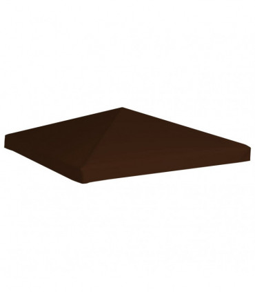 vidaXL Gazebo Top Cover 310 g/m² 3x3 m Brown