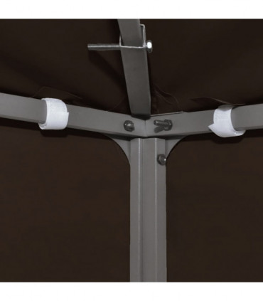 vidaXL Gazebo Top Cover 310 g/m² 3x3 m Brown