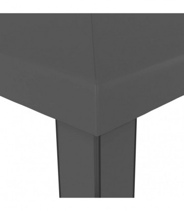 vidaXL Gazebo with Double Roof 3x3 m Anthracite