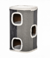 Cat Barrel Kitten Tree Tower Sisal Scratching Furniture Climbing Frame
