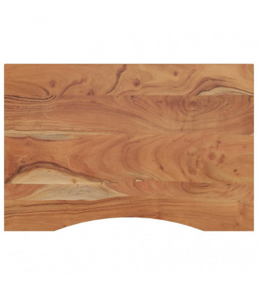 vidaXL Desk Top 100x60x2.5 cm Rectangular Solid Wood Acacia