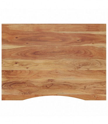vidaXL Desk Top 110x80x2.5 cm Rectangular Solid Wood Acacia