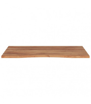 vidaXL Desk Top 110x80x2.5 cm Rectangular Solid Wood Acacia