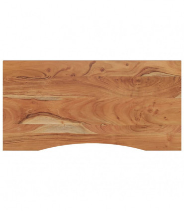 vidaXL Desk Top 110x60x2.5 cm Rectangular Solid Wood Acacia