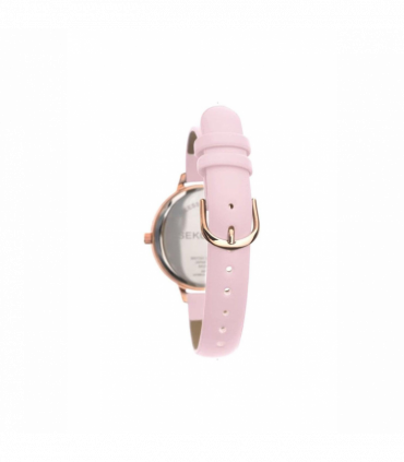 Sekonda Ladies Pink Bling Dial Leather Watch 2650
