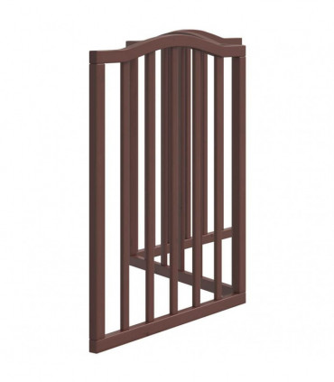 vidaXL Dog Gate Foldable 3 Panels Brown Oak 150 cm Poplar Wood
