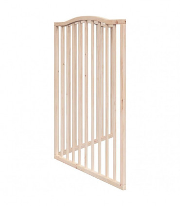 vidaXL Dog Gate Foldable 2 Panels 160 cm Poplar Wood