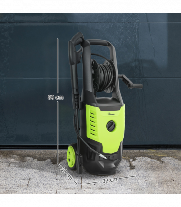 Outsunny 2200W Power Washer 170 Bar Pressure with Adjustable Nozzle