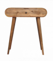 Artisan Furniture Solid Mango Wood Mini Oak-ish Round Dressing Table