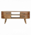 Artisan Furniture Solid Wood Rounded Entertainment Unit