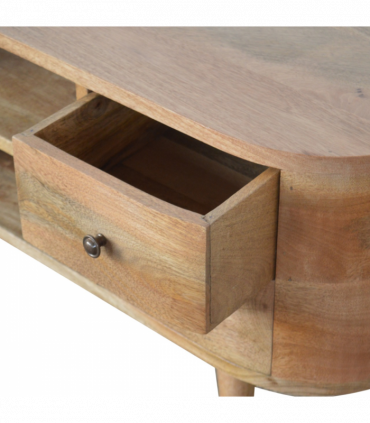 Artisan Furniture Solid Wood Rounded Entertainment Unit