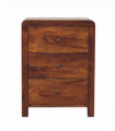 Artisan Furniture Solid Wood Aspen 3 Drawer Bedside