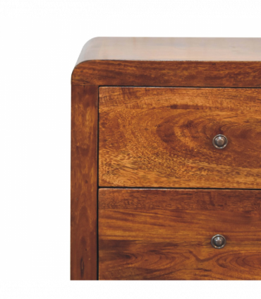 Artisan Furniture Solid Wood Aspen 3 Drawer Bedside