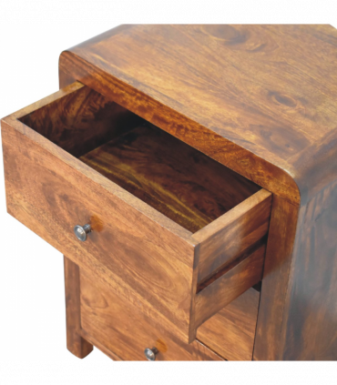 Artisan Furniture Solid Wood Aspen 3 Drawer Bedside