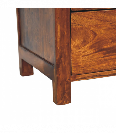 Artisan Furniture Solid Wood Aspen 3 Drawer Bedside