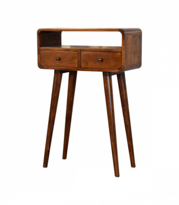 Artisan Furniture Solid Wood Mini Chestnut Console Table