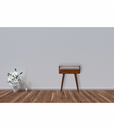 Artisan Furniture Solid Wood Mini Chestnut Console Table