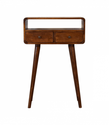 Artisan Furniture Solid Wood Mini Chestnut Console Table