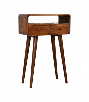 Artisan Furniture Solid Wood Mini Chestnut Console Table